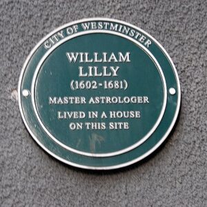 William Lilly Plaque